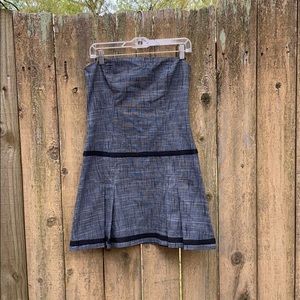 Vintage Strapless Mini Dress